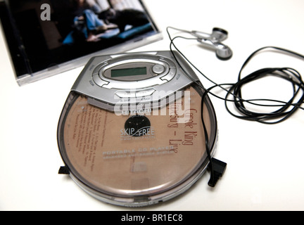 Tragbarer CD-Spieler Stockfoto