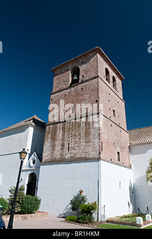 Mijas Spanien, Andalusien, Turm Stockfoto