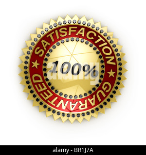 Zufriedenheit garantiert Stockfoto