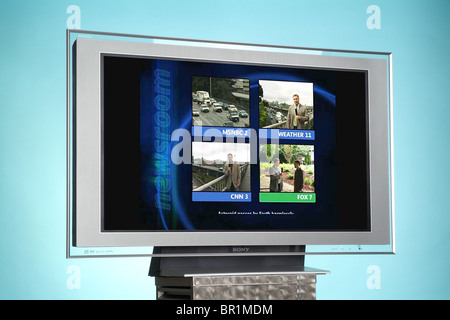 Sony Plasma-TV Stockfoto