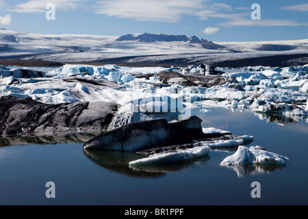 Joekulsarlon Gletscherlagune, Vatnajoekull Nationalpark, Island Stockfoto