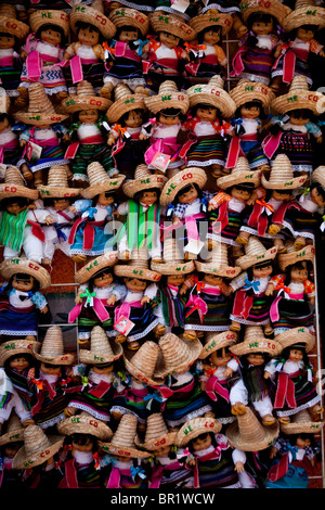 Puppen zum Verkauf in Playa del Carmen, Mexiko Stockfoto