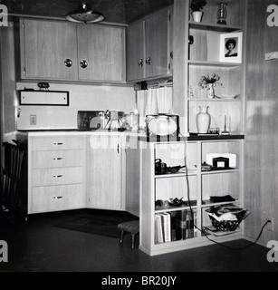 Retro mod ca. 1964 Küchenzeile, Daytona Beach, Florida. Stockfoto