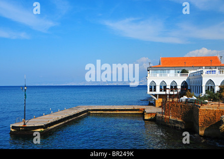 La Plage am Cafe d ' Orient, Beirut, Libanon Stockfoto