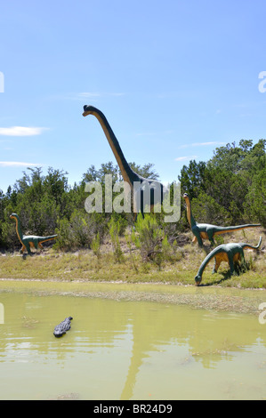 Brachiosaurus, Dinosaur World, Glen Rose, Texas, USA Stockfoto