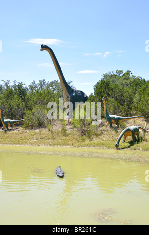 Brachiosaurus, Dinosaur World, Glen Rose, Texas, USA Stockfoto