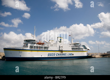 Gozo Chanel Linie Autofähre Mgarr Harbour Hafen Gozo Malta Stockfoto