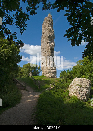 Bramber Burgruine West Sussex England UK Stockfoto