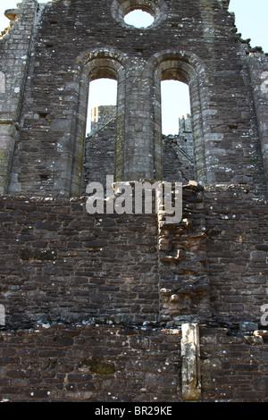 Llanthony Priory in den Black Mountains, Wales Stockfoto