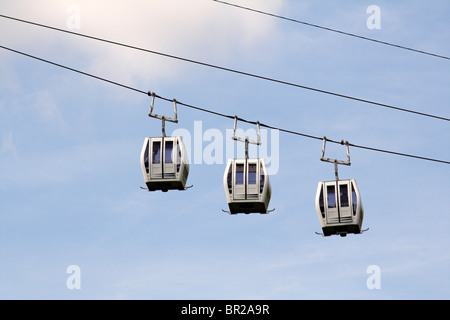 Höhen von Abraham, Seilbahn, Matlock Bath, Derbyshire, Peak District, England, UK Stockfoto