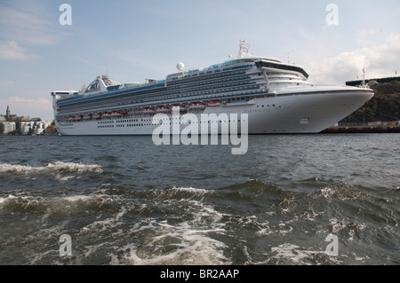 Die Prinzessin Kreuzfahrtschiff, die "Star Princess" im Hafen von Stockholm, Schweden angedockt. Stockfoto