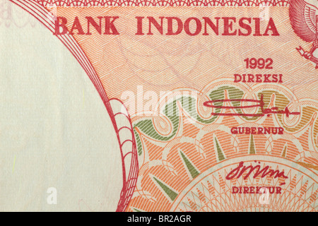 Banknote Indonesien Stockfoto