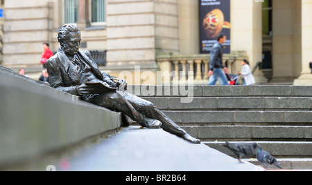 Thomas Attwood Statue, Skulptur, in Chamberlain Quadrat, Birmingham. Stockfoto