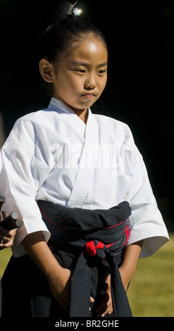 Kultur-Tag-Martial-Arts-Demonstrator in Tokio Japan Stockfoto