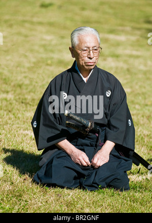 Kultur-Tag-Martial-Arts-Demonstrator in Tokio Japan Stockfoto