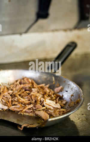 Döner Fleisch, König Döner Restaurant, Jerusalem, Israel Stockfoto