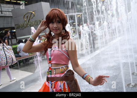 Japanische Cosplay Festival in Siam Paragon, Bangkok, Thailand Stockfoto