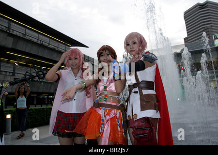 Japanische Cosplay Festival in Siam Paragon, Bangkok, Thailand Stockfoto