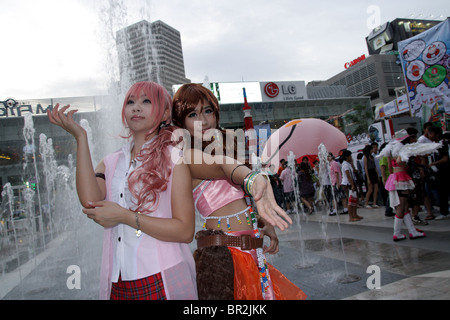 Japanische Cosplay Festival in Siam Paragon, Bangkok, Thailand Stockfoto