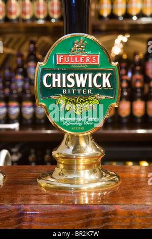 Chiswick Bier Pumpe Fullers Griffin Brewery Chiswick London Stockfoto