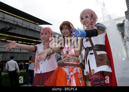 Japanische Cosplay Festival in Siam Paragon, Bangkok, Thailand Stockfoto