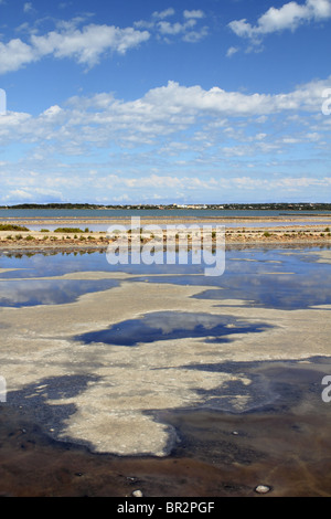 Ses Salines Formentera Saline Horizont Balearen Stockfoto