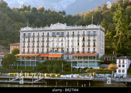 Grand Hotel Tremezzo am Ufer des Comer See Italien. Stockfoto