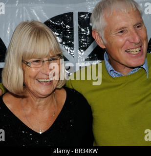 Porträt von einem älteren Ehepaar lachen Stockfoto