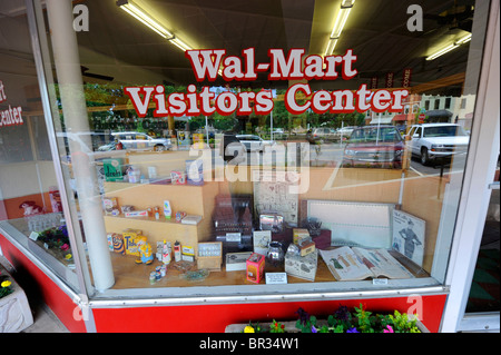 Wal-Mart-Besucherzentrum Bentonville, Arkansas Stockfoto