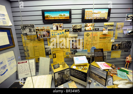 Museum im Besucherzentrum von Wal-Mart Bentonville, Arkansas Stockfoto