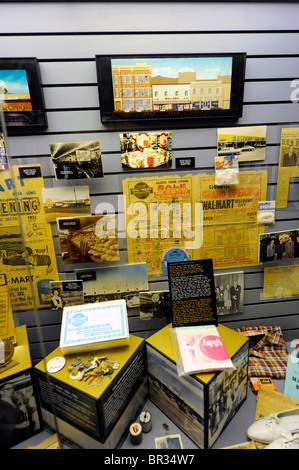 Museum im Besucherzentrum von Wal-Mart Bentonville, Arkansas Stockfoto