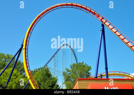 Mantis Fahrt Cedar Point Vergnügungspark Sandusky Ohio Stockfoto