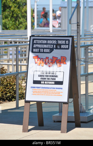 Wicked Twister Ride Cedar Point Vergnügungspark Sandusky Ohio Stockfoto