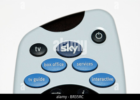 Sky tv remote England UK Stockfoto