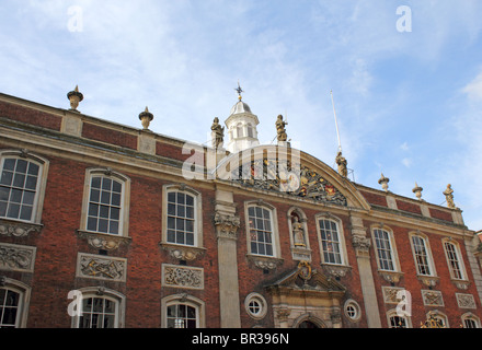 Worcester Guildhall, begonnen im Jahre 1722 von Thomas White, Schüler von Sir Christopher Wren, Worcestershire, England, UK Stockfoto