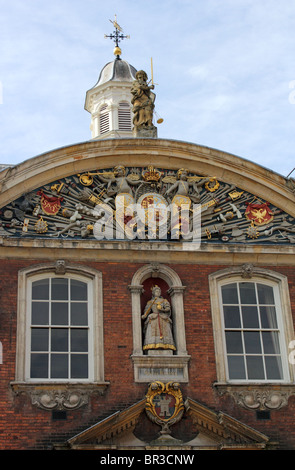 Worcester Guildhall, begonnen im Jahre 1722 von Thomas White, Schüler von Sir Christopher Wren, Worcestershire, England, UK Stockfoto