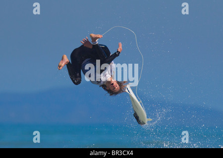 Wolfalley Luft aus Surf Contest in Strand, Kapstadt, Südafrika Stockfoto