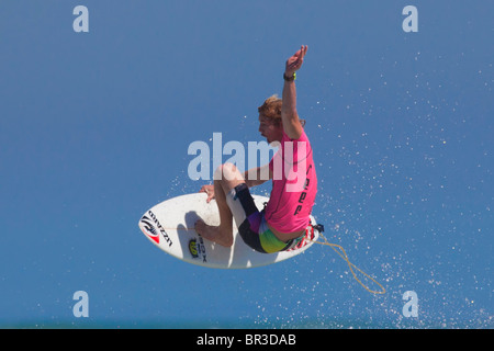 Wolfalley Luft aus Surf Contest in Strand, Kapstadt, Südafrika Stockfoto