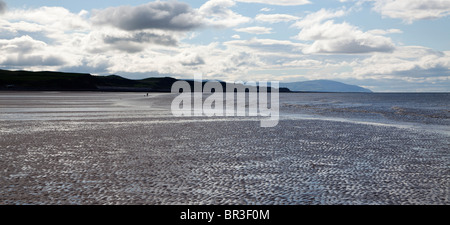 Ansicht Süd von St Bees Bay, Cumbria. Stockfoto