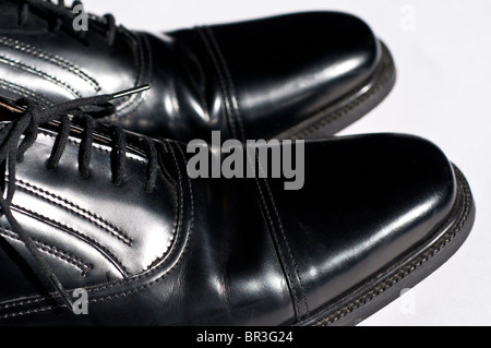 Des Mannes Schuhe Stockfoto