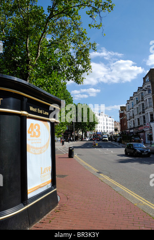 West End Lane in West Hampstead, London, England Stockfoto