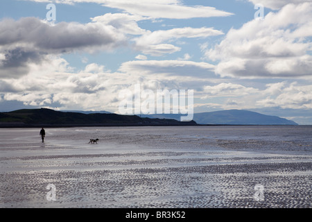 Ansicht Süd von St Bees Bay, Cumbria. Stockfoto