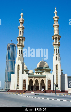 Sharjah-Moschee in Sharjah Vereinigte Arabische Emirate Stockfoto