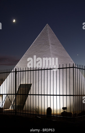 George W. P. Hunt Grab bei Papago Park, Phoenix, Arizona, USA - nächtliche Blick Stockfoto