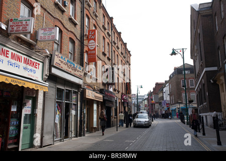 Brick Lane East End London Bangladesch indische Küche Banglatown. Foto: Jeff Gilbert Stockfoto