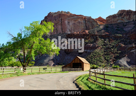 Historische Gifford Bauernhof Museum Capitol Reef Nationalpark-Utah Stockfoto