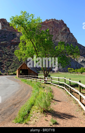 Historische Gifford Bauernhof Museum Capitol Reef Nationalpark-Utah Stockfoto