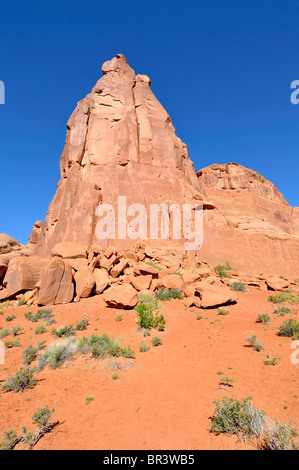 Park Avenue Arches Nationalpark Moab Utah Stockfoto