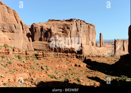 Park Avenue Arches Nationalpark Moab Utah Stockfoto