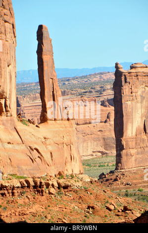 Park Avenue Arches Nationalpark Moab Utah Stockfoto